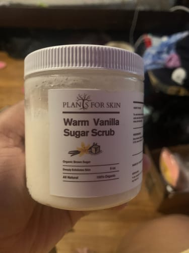 Customer photo review of Warm Vanilla Whipped Body Scrub