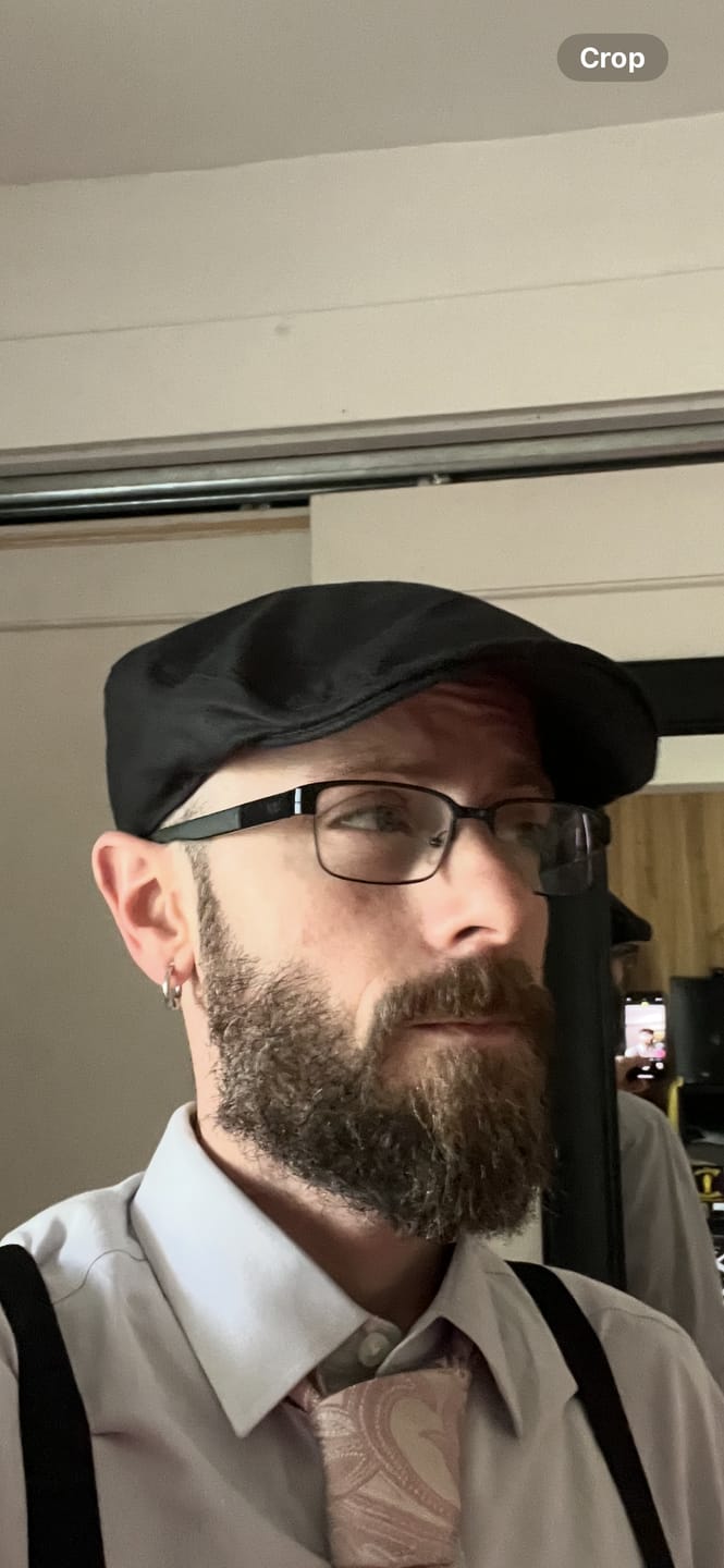 Customer photo review of Donegal Touring Cap Linen