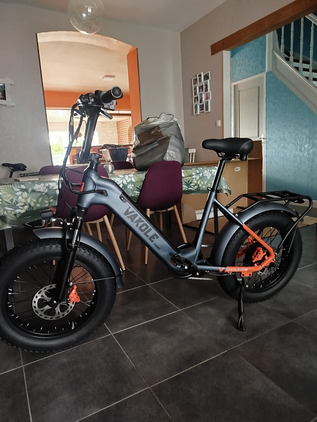 Customer photo review of Vakole SG20 250W 20" Electric Fat Bike 691Wh Commuter E-bike 48V 14.4Ah Battery