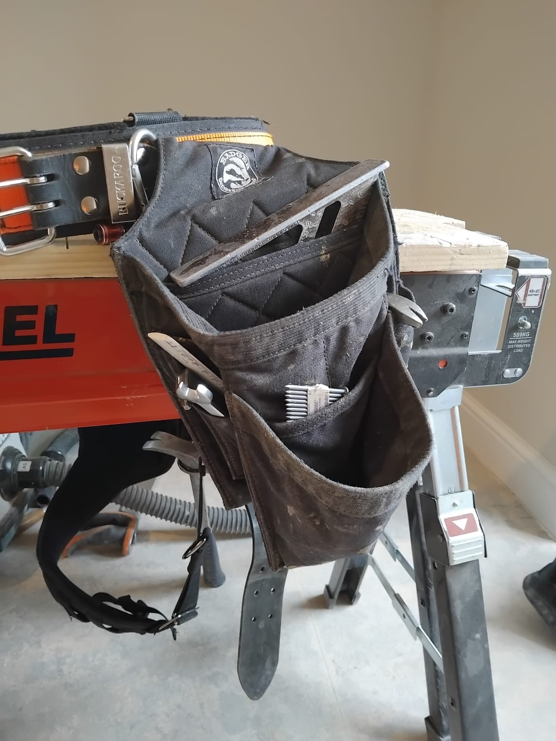 Customer photo review of Badger Toolbelts | Trimmer Fastener Bag