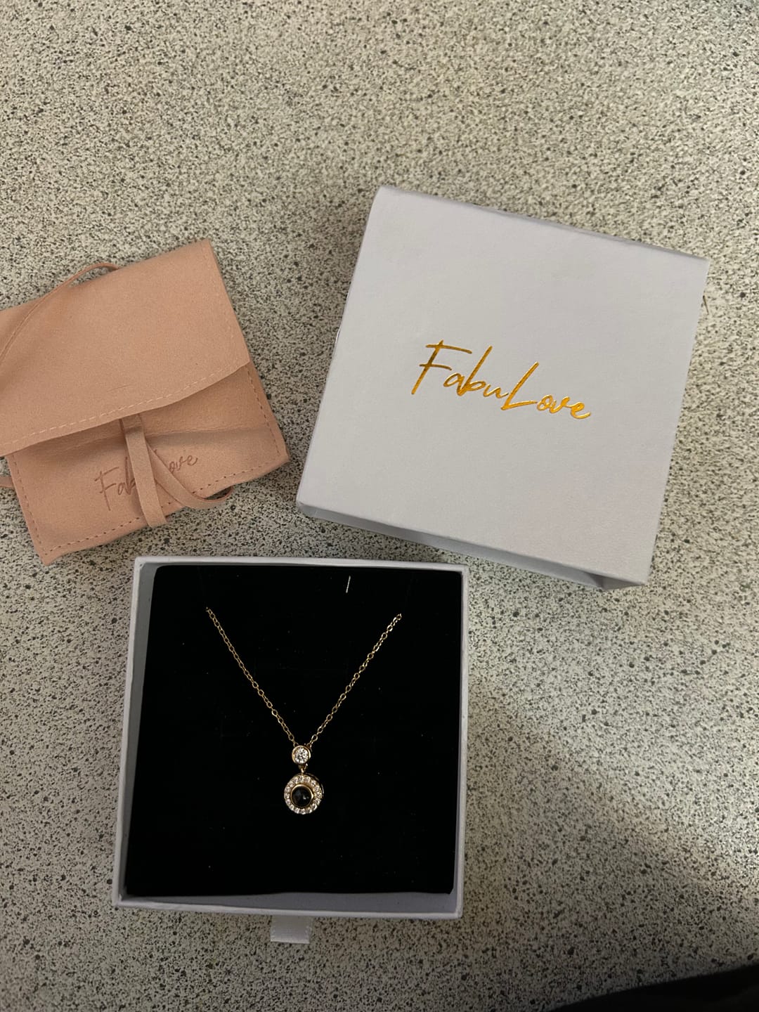 Customer photo review of Enchanted Projection Necklace