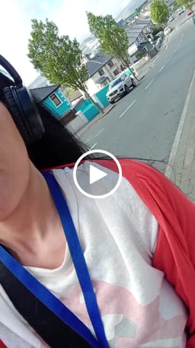 Customer video review of at-home keratin treatment kit