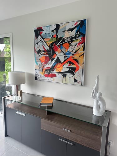 Customer review photo for Abstract Graffiti Art #GA026