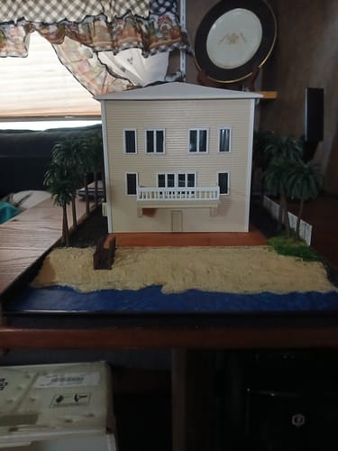 Customer photo review of Evergreen Scale Models 4101 Styrene Siding Clapboard .040x6x12" -- .100" Spacing, A Scale