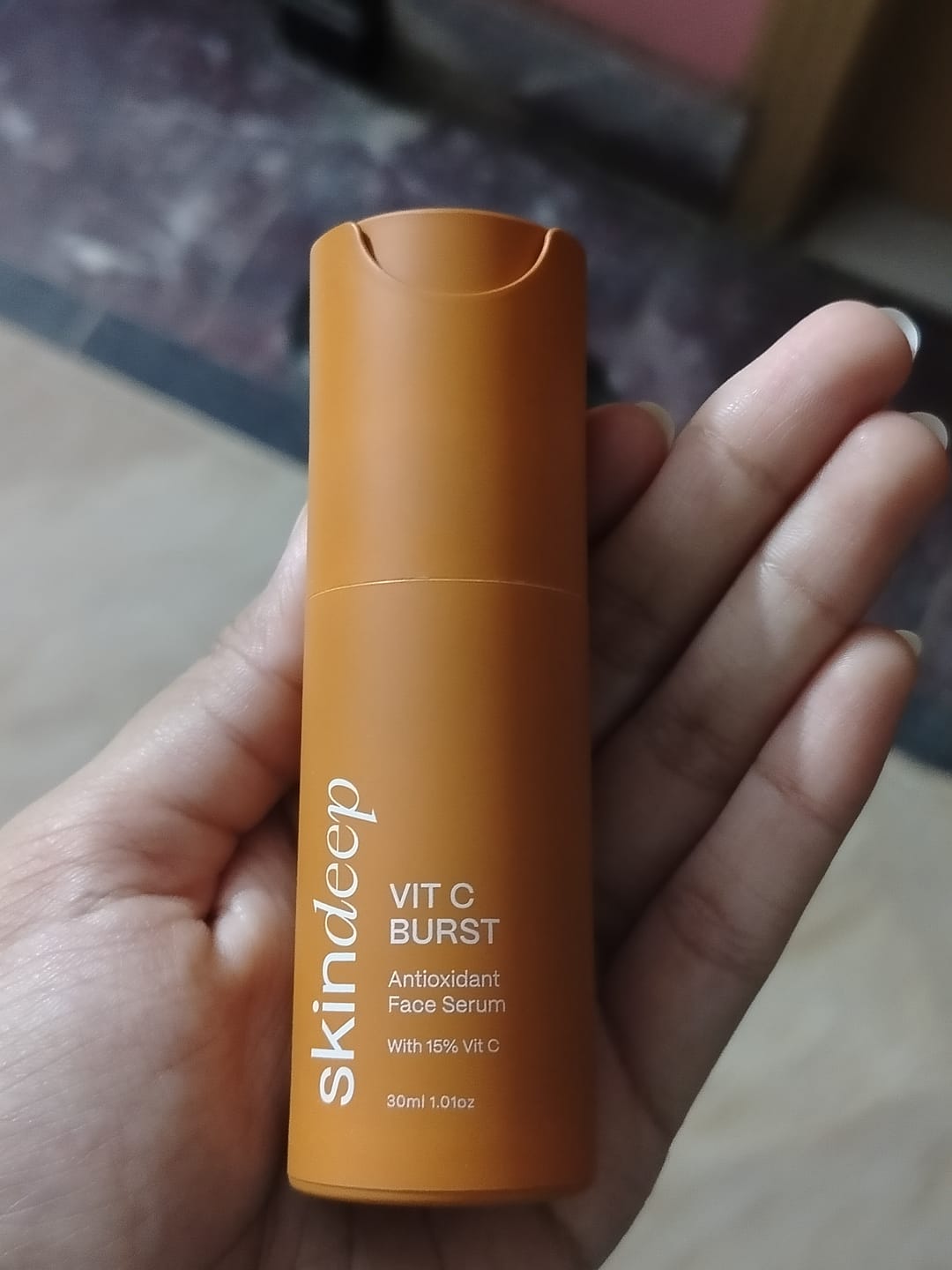 Customer photo review of Vit C BURST - Antioxidant Face Serum