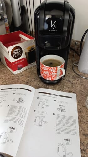 Customer photo review of Cafetera Arezzo 4 en 1 Kitchen-It