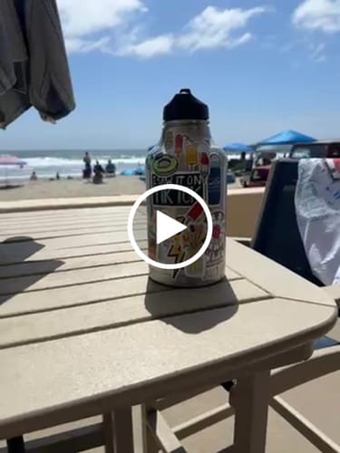 Customer video review of Hawaii Painterly Pattern Sticker