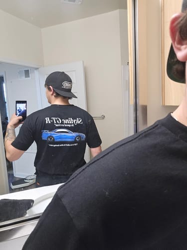 Customer photo review of LIFE'S TOO SHORT TEE