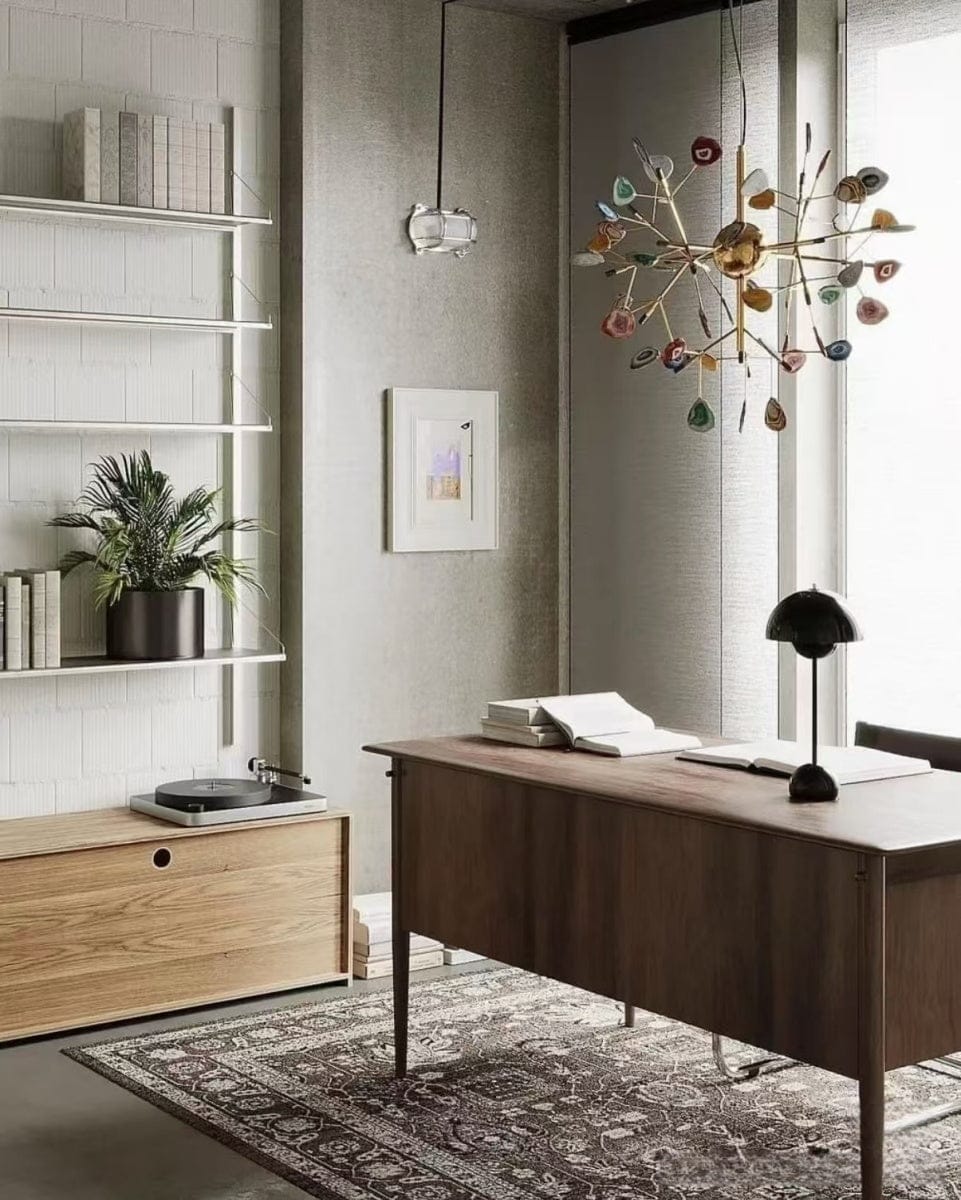 Customer photo review of Heracleum Colorful Agate Branch Chandelier