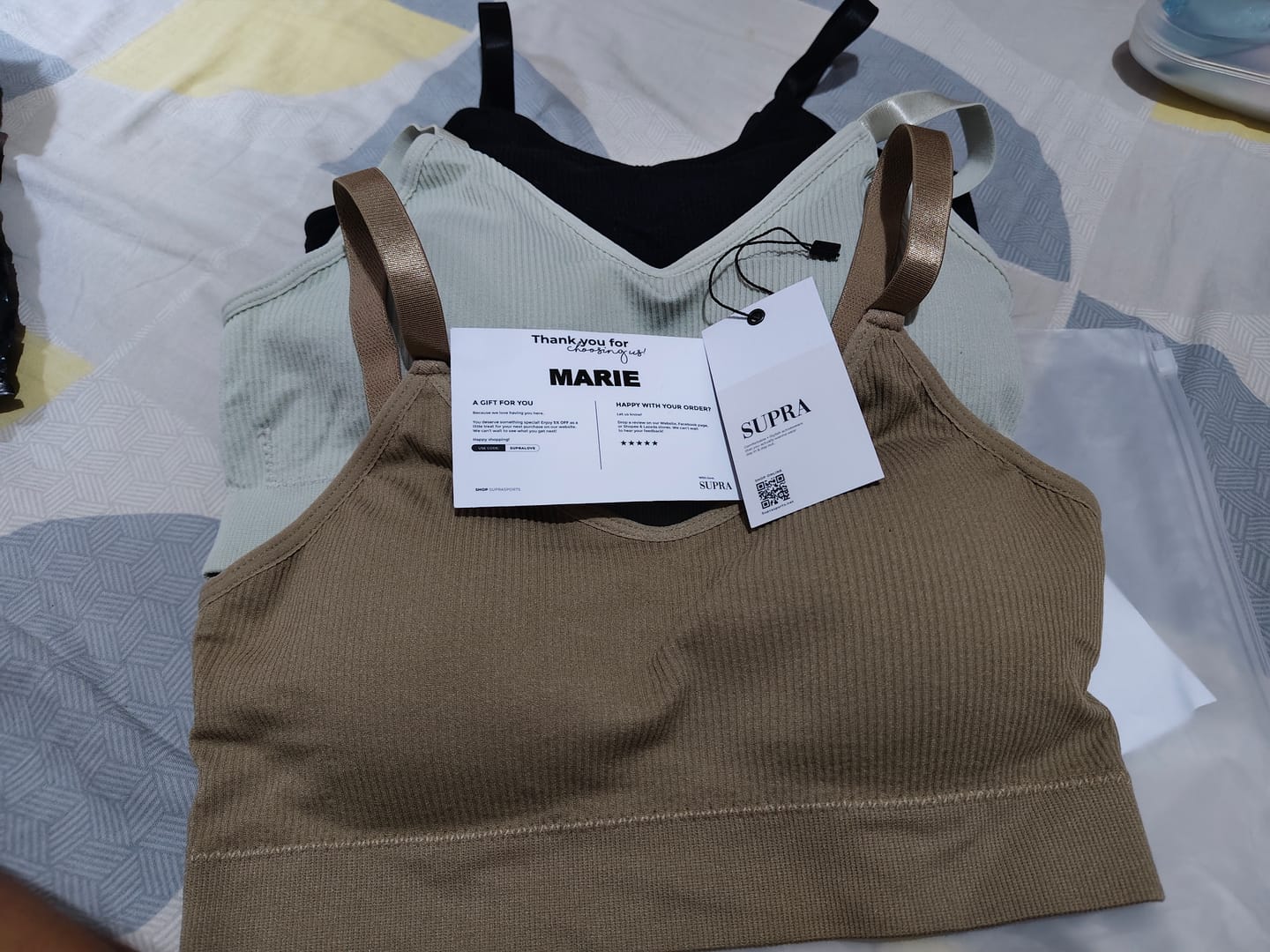 Customer photo review of FETTLE bra - seamless sports bra