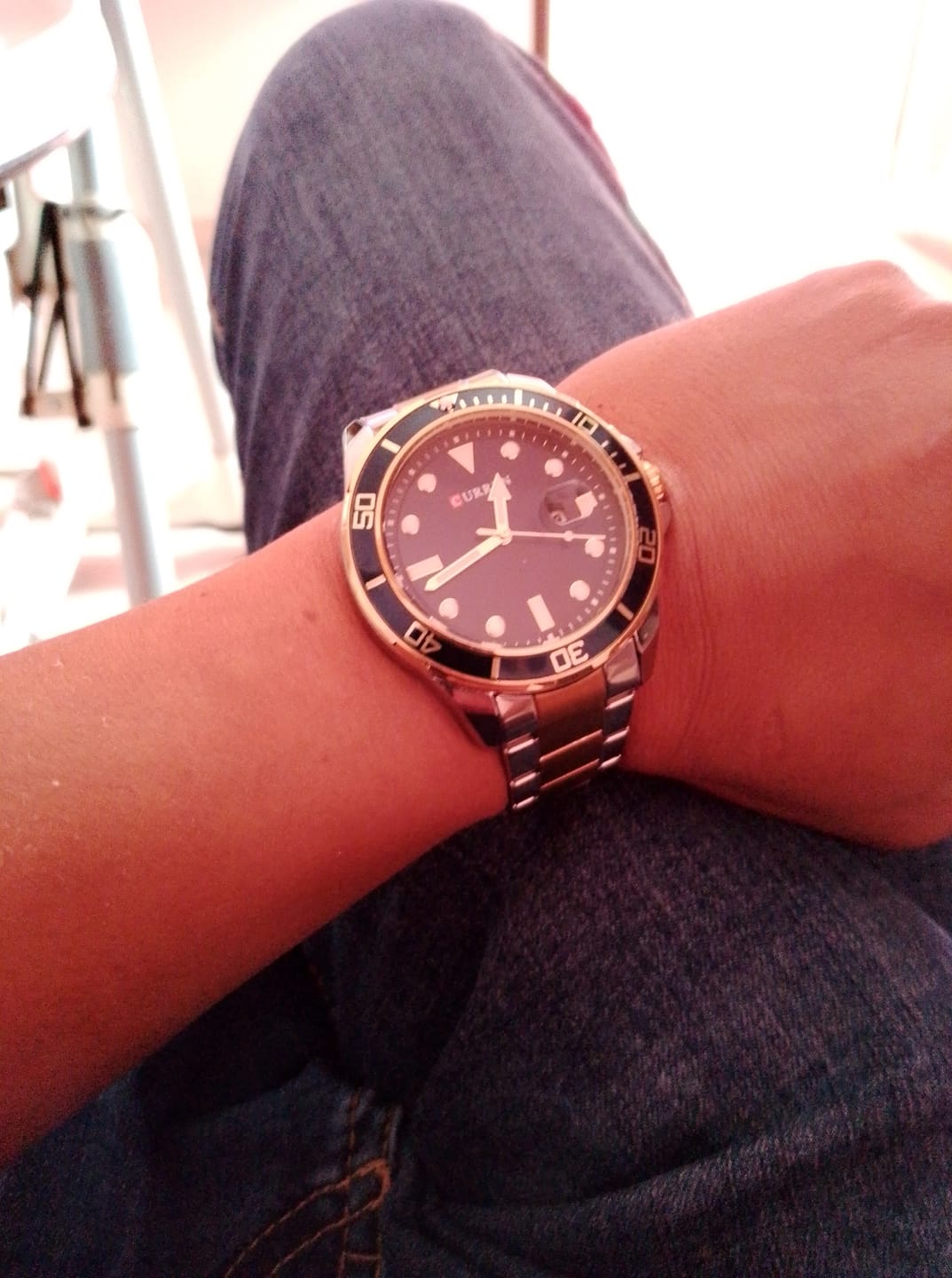 Customer photo review of Curren Sub® orologio uomo acciaio