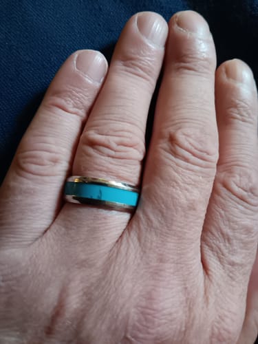 Customer photo review of TURQUOISE BAND.