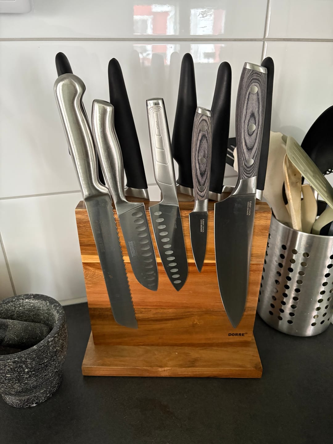 Customer photo review of Dorre Kaya Knivställ, två sidor