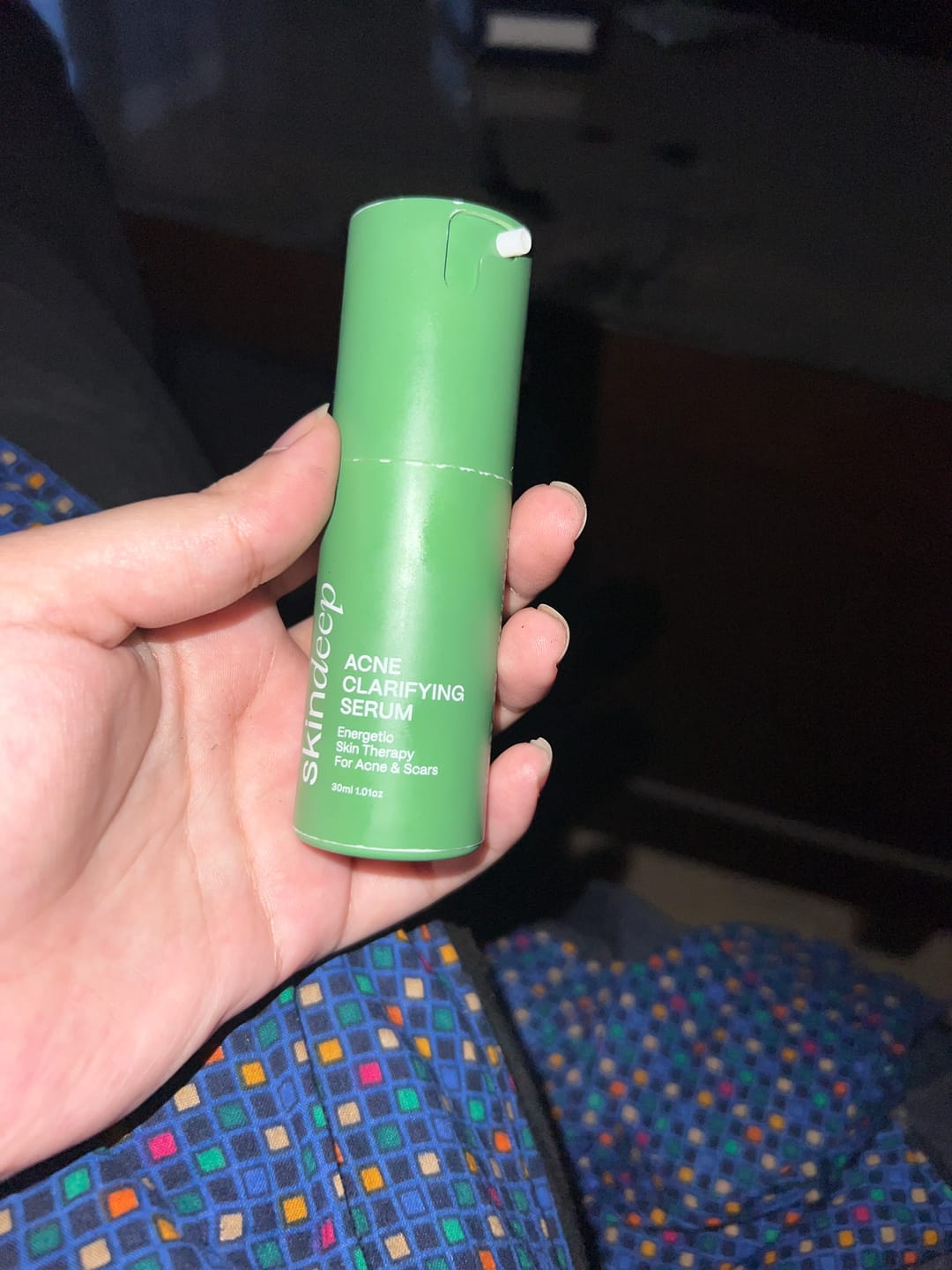 Customer photo review of ACNE CLARIFYING SERUM - Energetic Skin Therapy for Acne & Scars