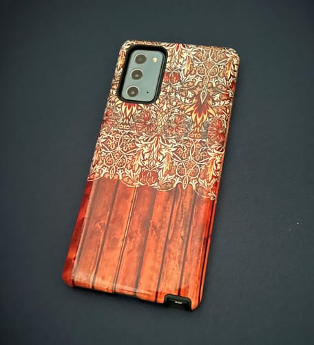 Customer photo review of Floral wood Samsung case S573