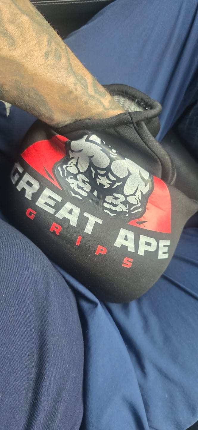 Customer photo review of GREAT APE GRIPS