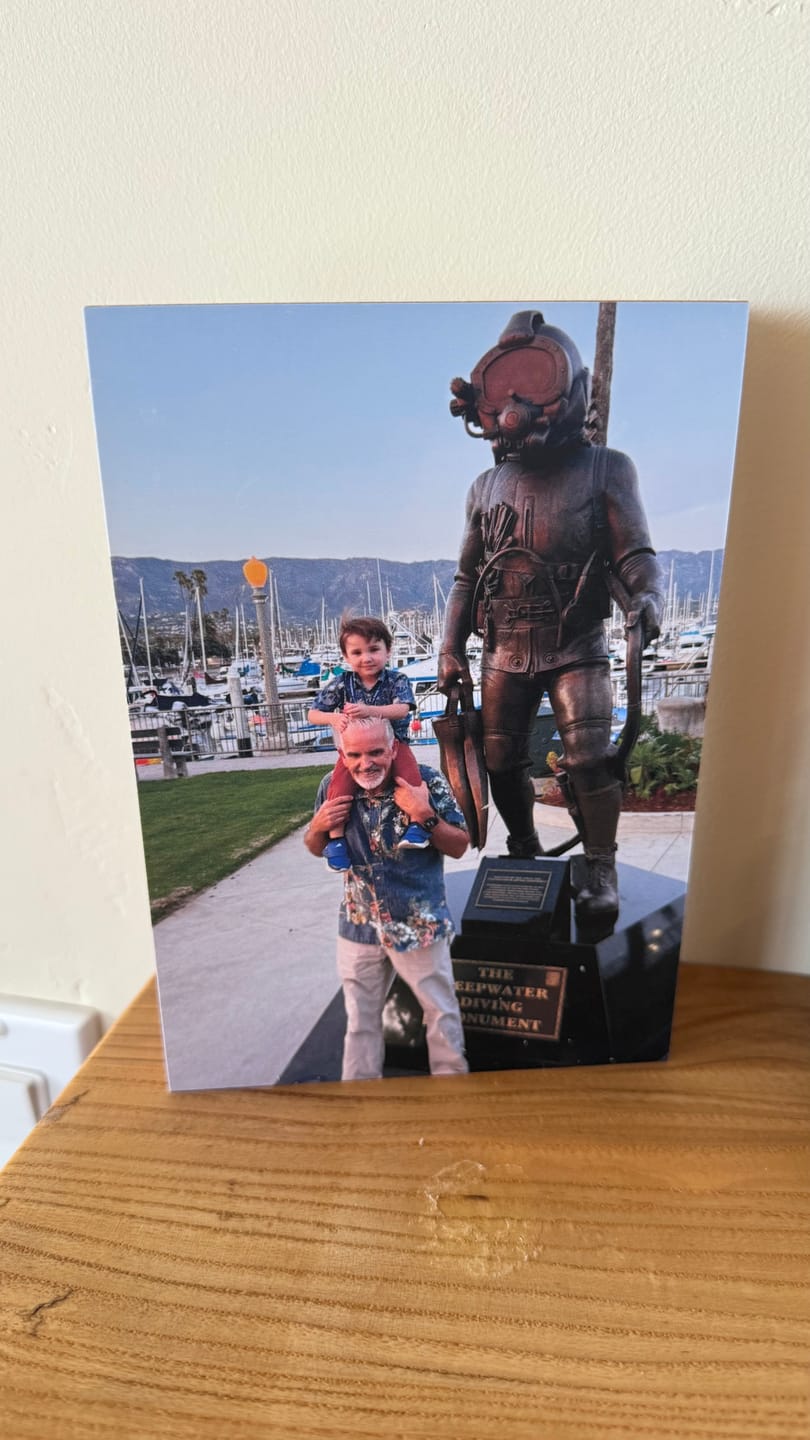Customer photo review of Maple Photo Block on Natural Wood Grain
