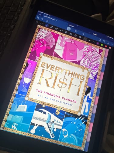 Customer photo review of Digital | Everything Ri$h: The Financial Planner | Luxury Cover