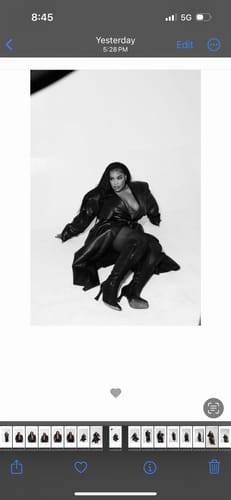 Customer photo review of Vegan Leather Trench Coat