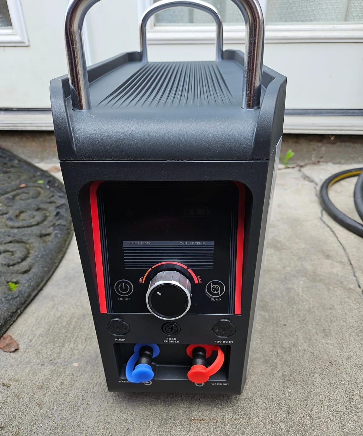 Customer photo review of Camplux Nano 3 Pro Portable Propane Water Heater