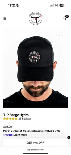 Customer photo review of T1P Badge Hoodie