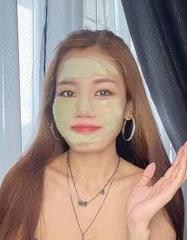 Customer photo review of Holy Basil Bubble Mask