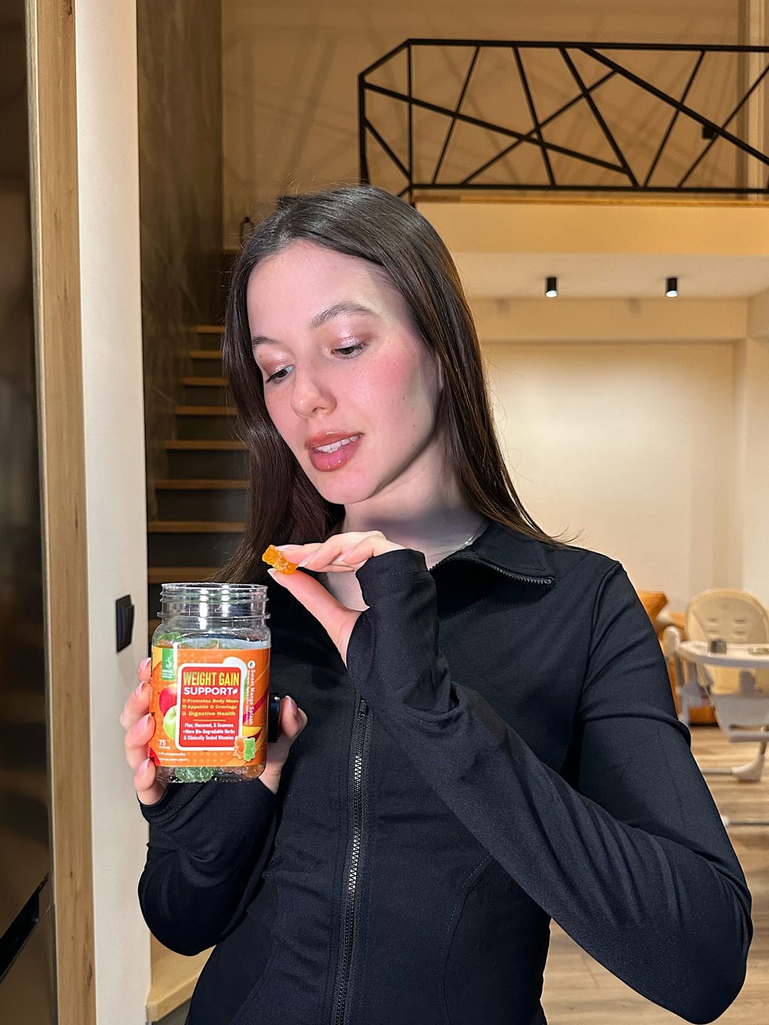 Customer photo review of Herbapeutic Weight Gain Gummies