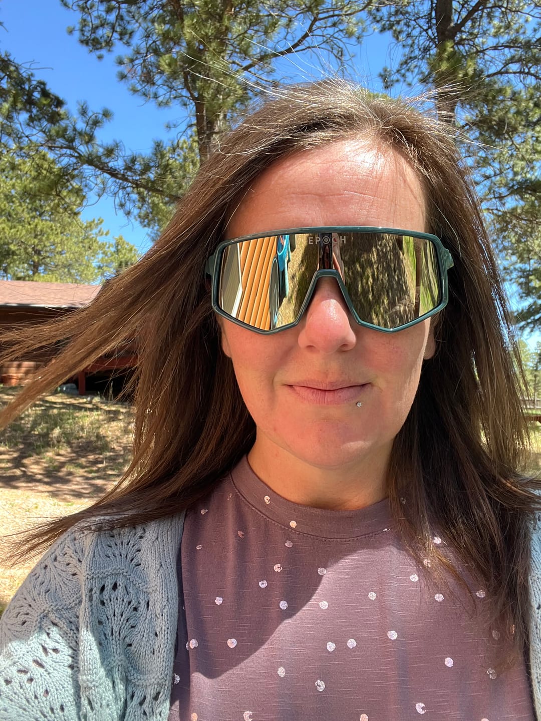 Customer photo review of L2 Sport Wrap Sunglasses