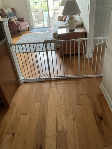 Customer photo review of FairyBaby Extra Wide Baby Gate, Easy Install Extra Security