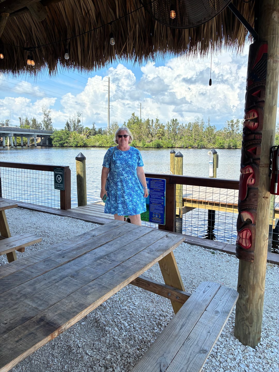 Customer photo review of Shell Cotton Short Sleeve Dress