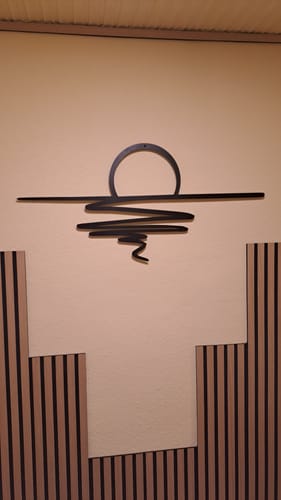 Customer photo review of Décoration murale en métal - Coucher du soleil