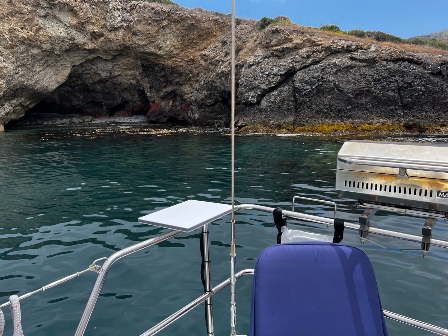 Customer photo review of Starlink Mini Mount - Rail Clamp