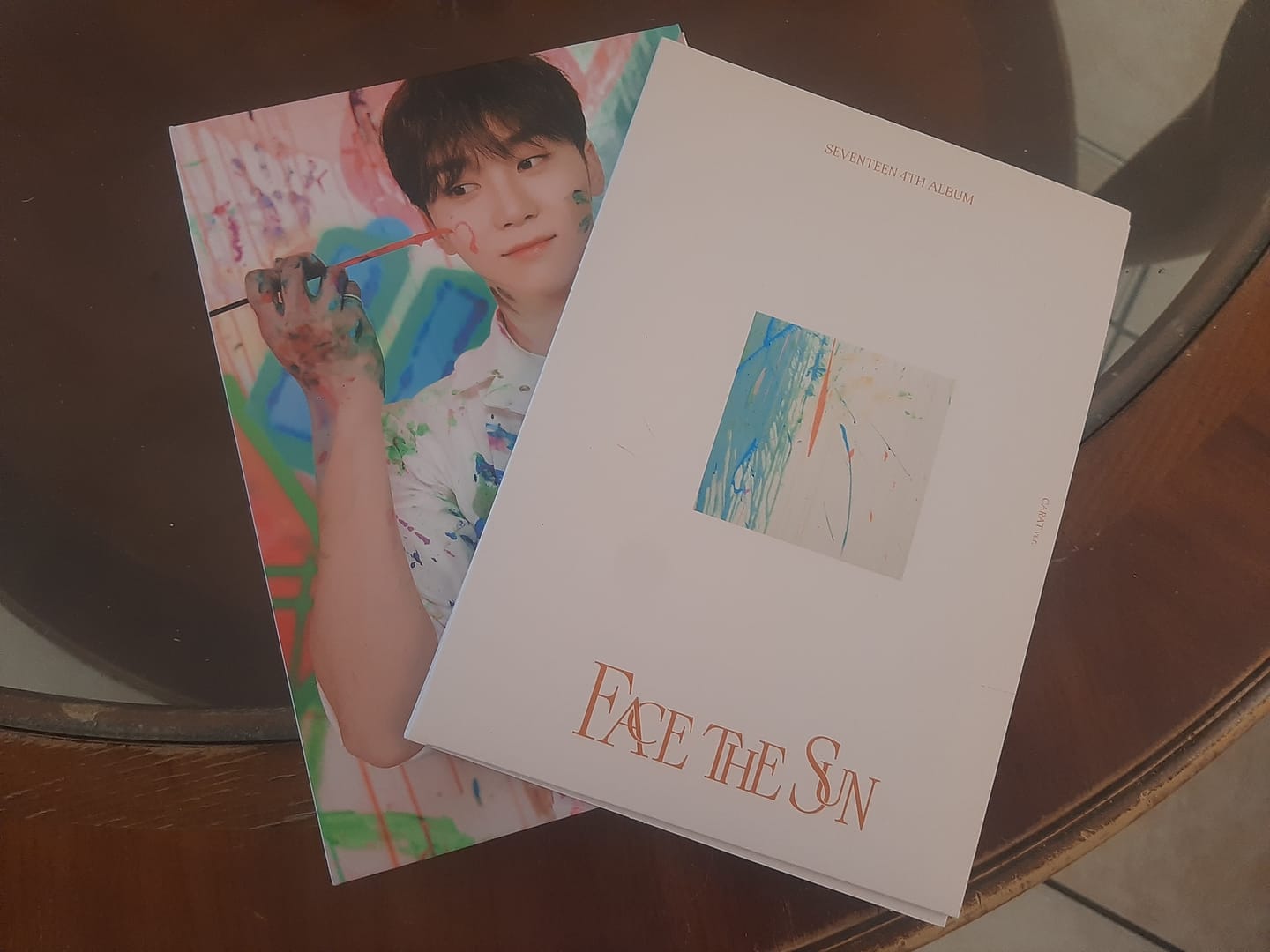 Customer photo review of SEVENTEEN - 4TH FULL ALBUM FACE THE SUN (CARAT VER.)