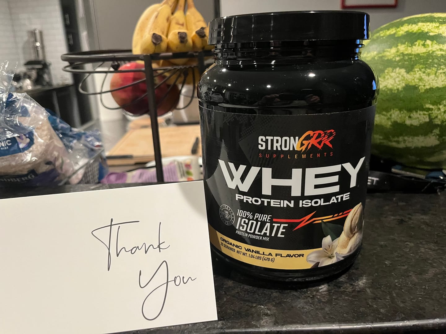 Customer photo review of Whey Protein