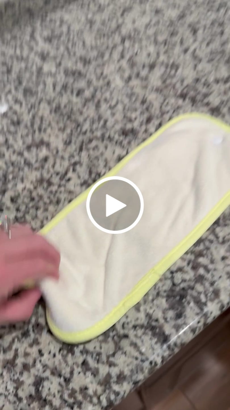 Customer video review of 4-Layer Bamboo Viscose Cloth Diaper Insert
