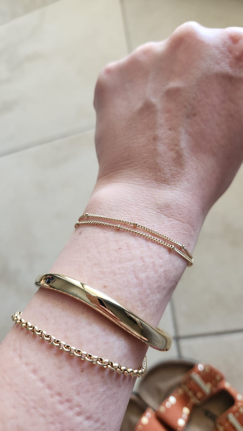 Customer photo review of Double Beaded Bracelet