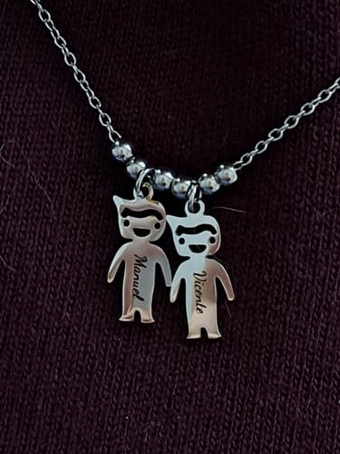 Customer photo review of Necklace: Family Bond