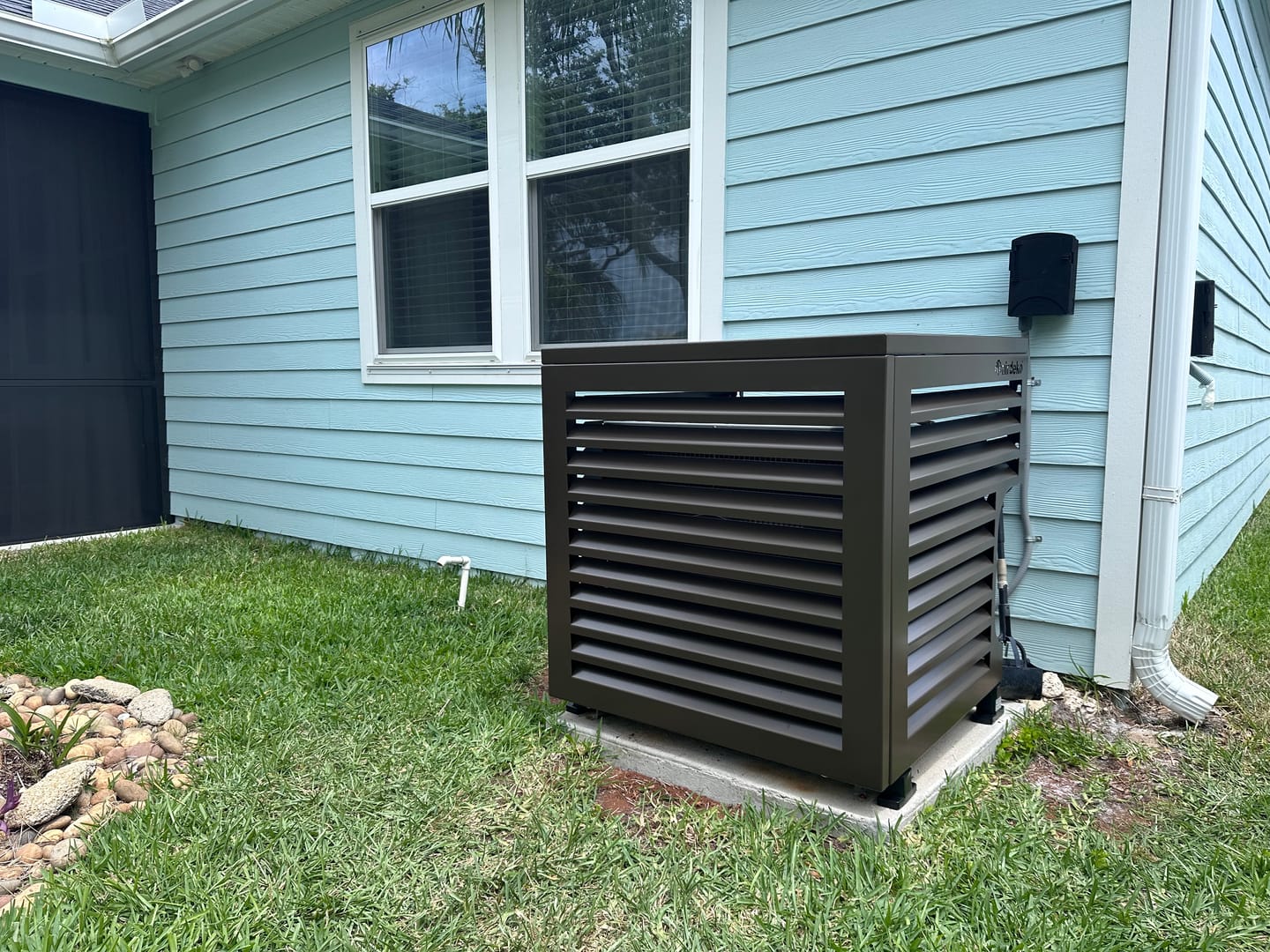 Customer photo review of Central AC Cover - Bronze