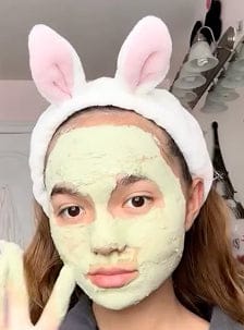 Customer photo review of Holy Basil Bubble Mask
