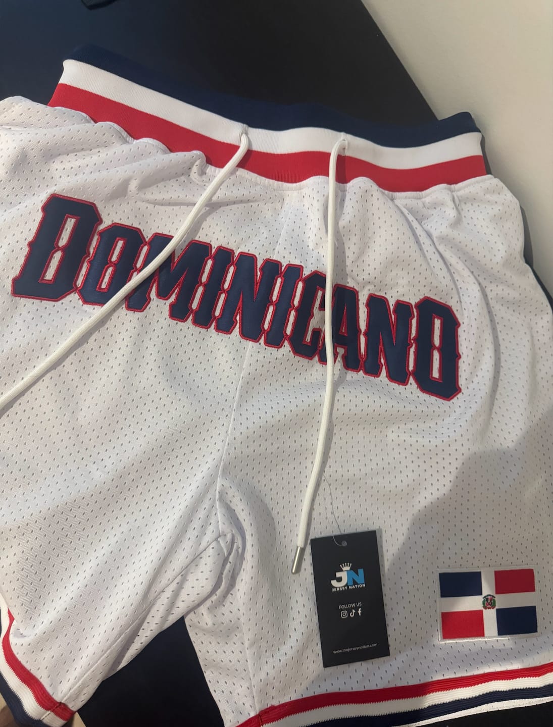 Customer photo review of Dominican Republic Basketball Shorts