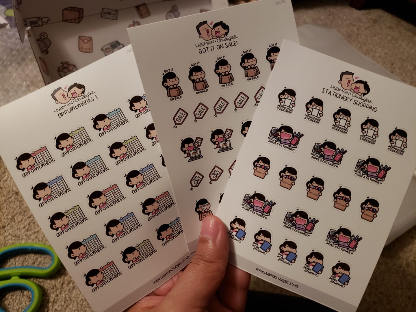 Customer photo review of Appointments 1 Planner Stickers