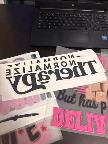 Lenita K. review of Locs and Nose Rings- Screen Print Transfer image 1 out of 1