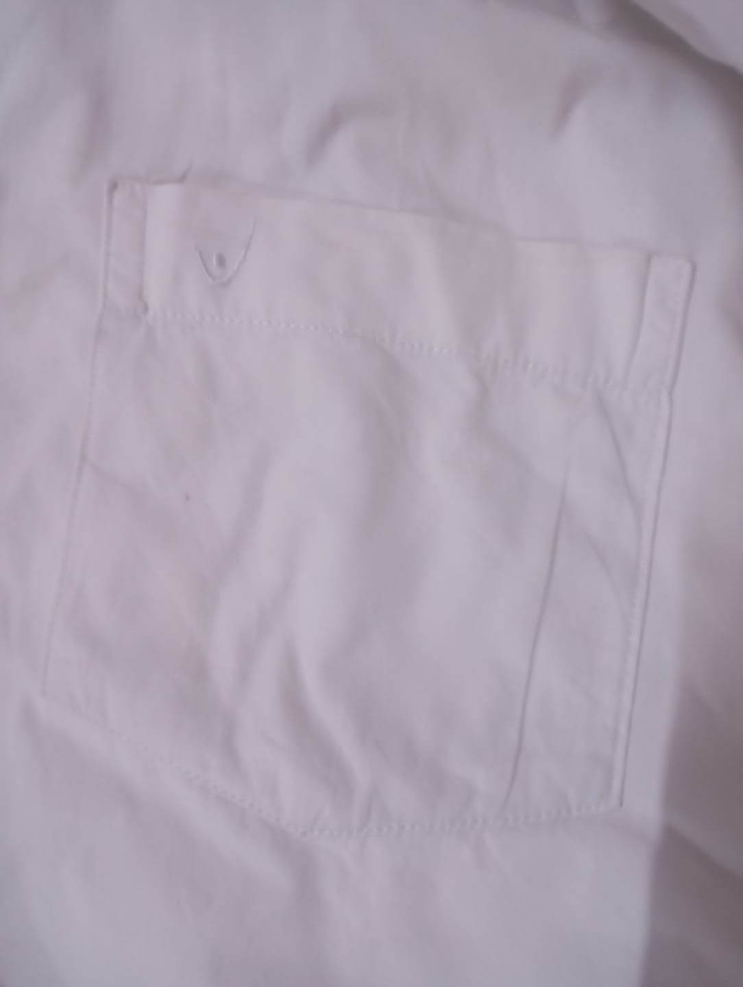 Customer photo review of AQUA Stain Free White Shirts