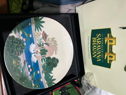 Customer photo review of India's Regal Reflections II decor plate