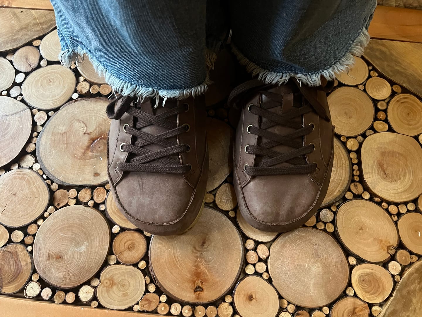 Customer photo review of Zapatilla A1. Café