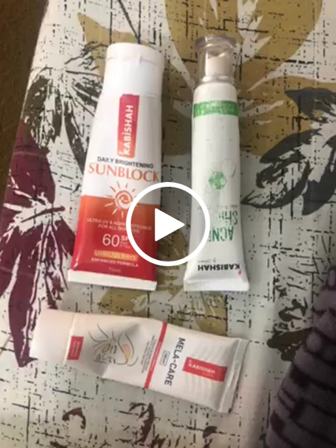 Customer video review of LuminaGuard Daily Brightening Sunblock Double Pack Bundle.