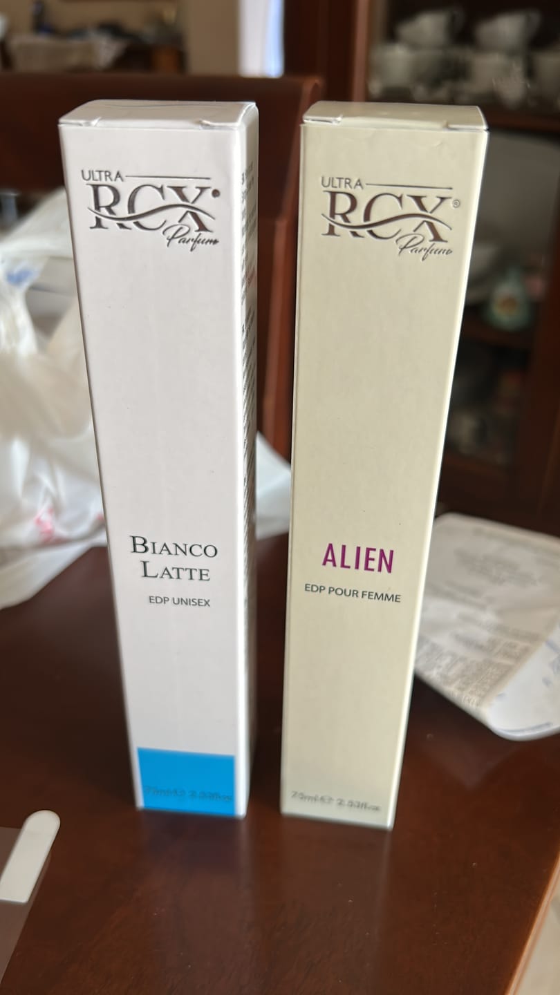 Customer photo review of RCX® LIMITED "BIANCO LATTE" PROFUMO UNISEX 75ML