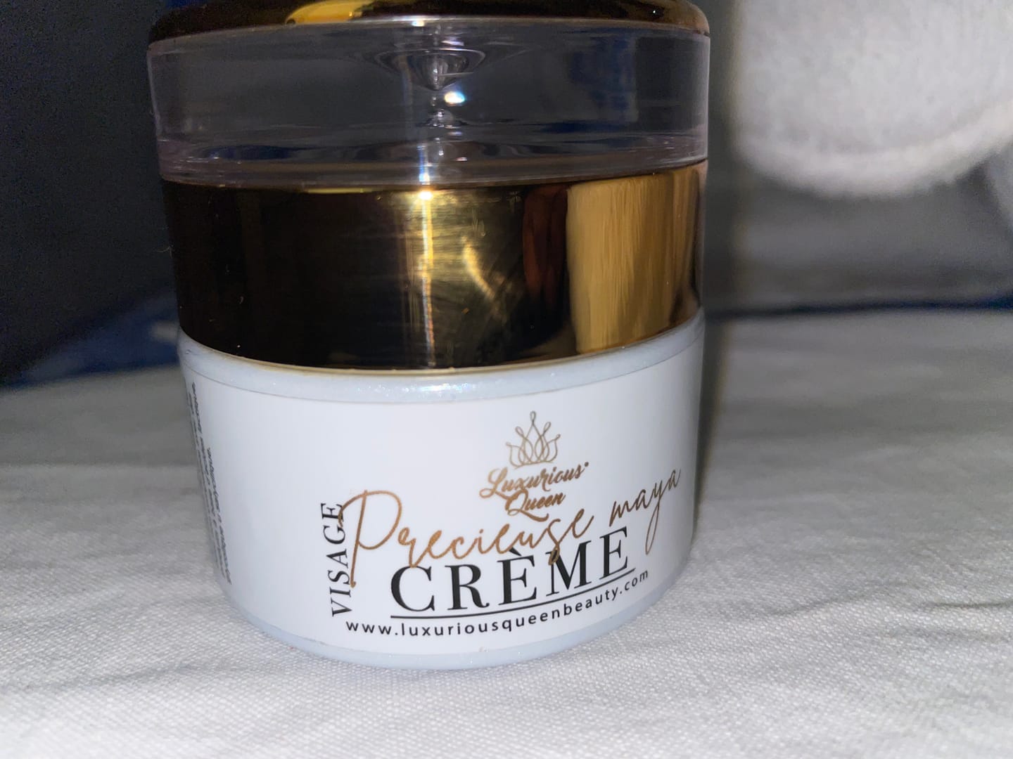 Customer photo review of Crème visage PRECIEUSE MAYA