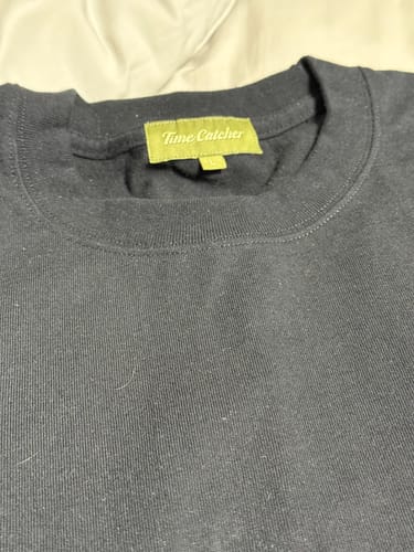 Customer photo review of Heavyweight Regular Fit Tubular Cotton T-Shirt
