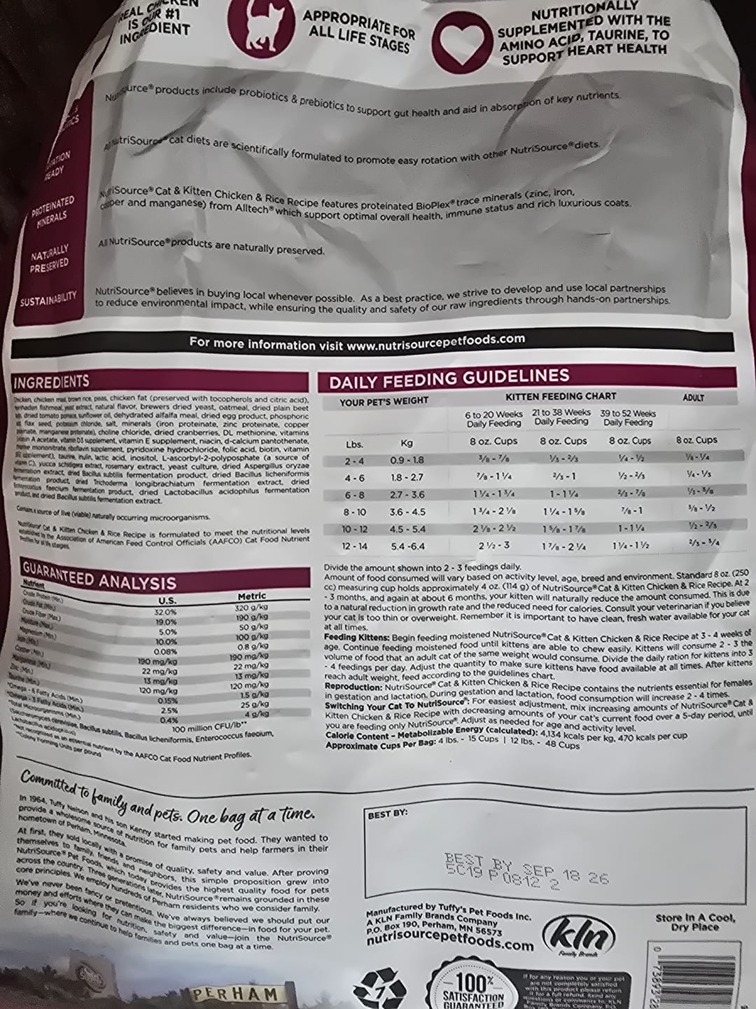 Customer photo review of NutriSource - Croquettes pour Chat